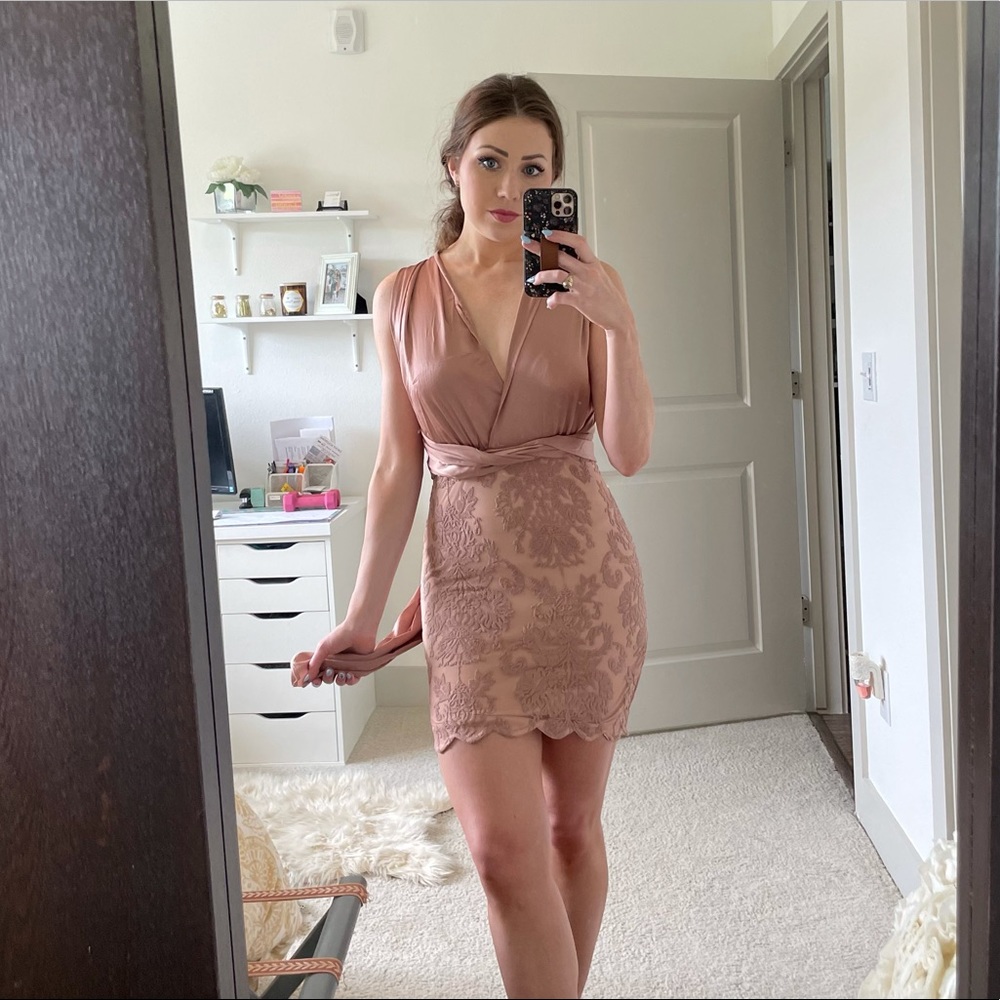 Angel Biba NWT Multi-way tie dress